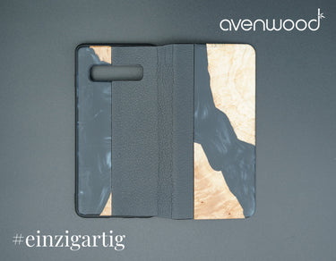 Samsung Galaxy S10 PORTO COLLECTION FLIPCASE 7156 Schwarz